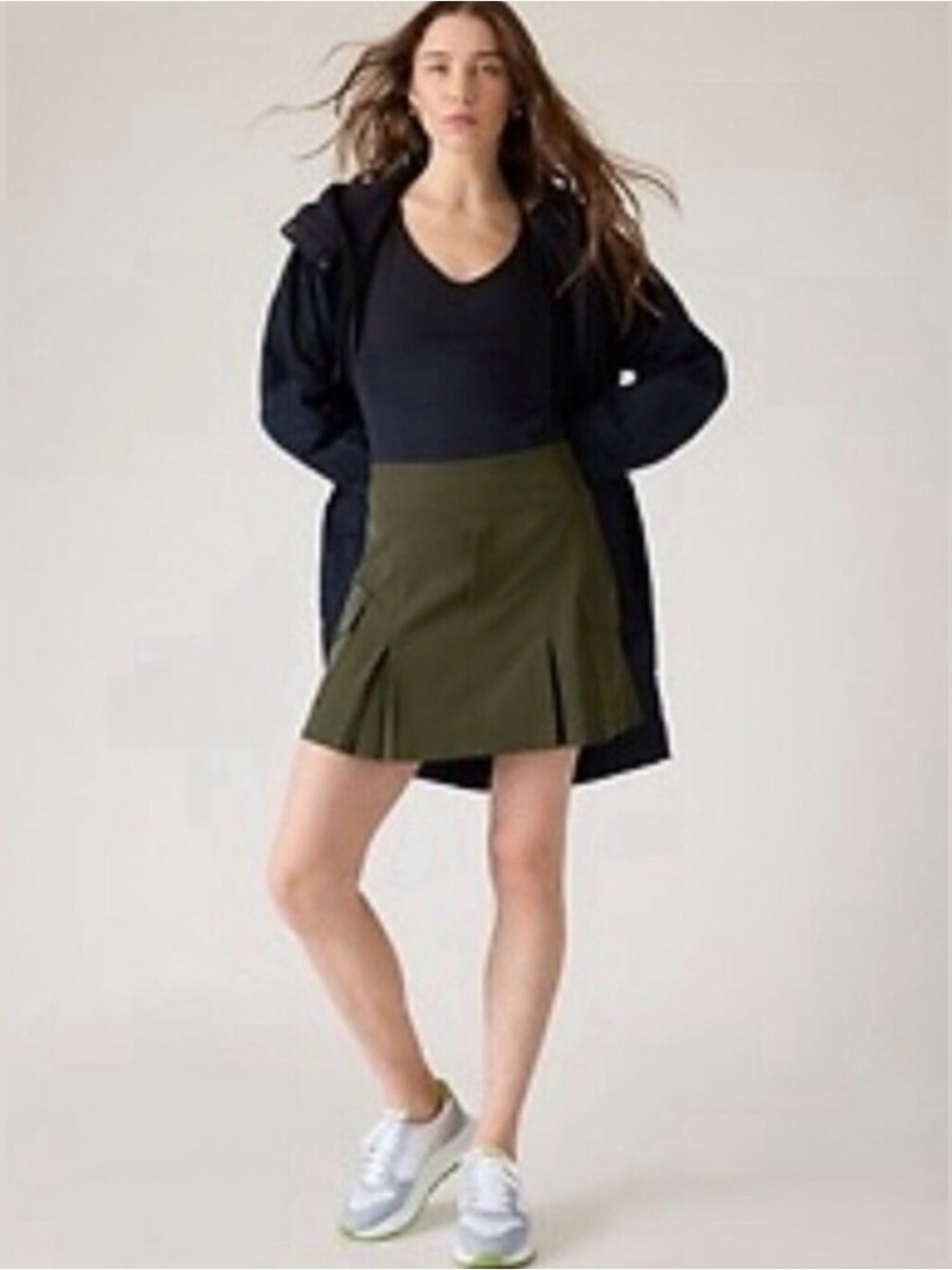 Athleta Endless Cargo Skort Olive Green Size 12